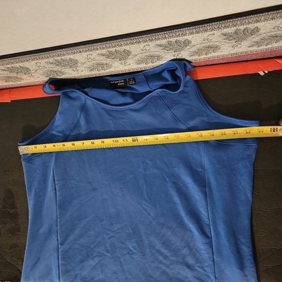 Susan Graver Weekend Sleeveless Blue Dress Size 1X - Picture 7 of 9